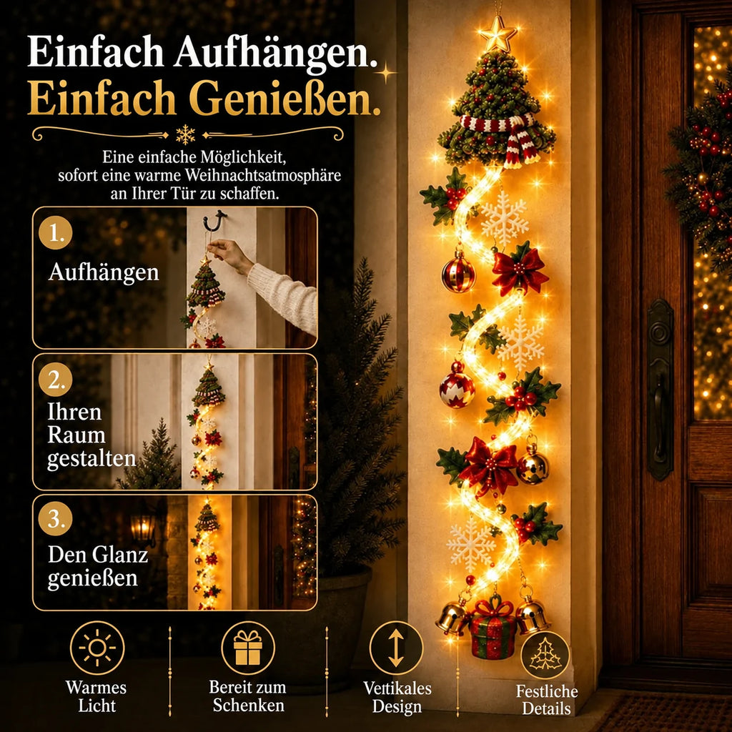 🎅Leuchtender Weihnachtstürhänger🎄 (2 Kaufen, KOSTENLOSER VERSAND)