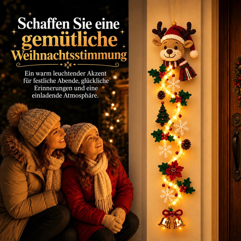 🎅Leuchtender Weihnachtstürhänger🎄 (2 Kaufen, KOSTENLOSER VERSAND)