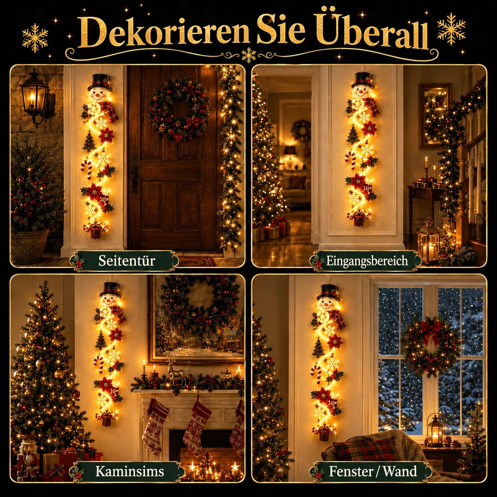 🎅Leuchtender Weihnachtstürhänger🎄 (2 Kaufen, KOSTENLOSER VERSAND)