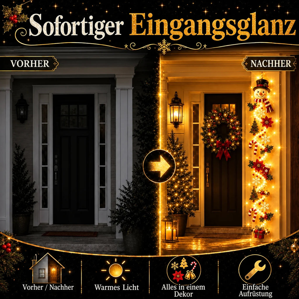 🎅Leuchtender Weihnachtstürhänger🎄 (2 Kaufen, KOSTENLOSER VERSAND)