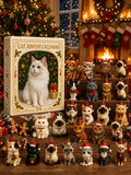 🐱24-Tage-Katzen-Adventskalender 2026 – Weihnachtliche Katzenanhänger