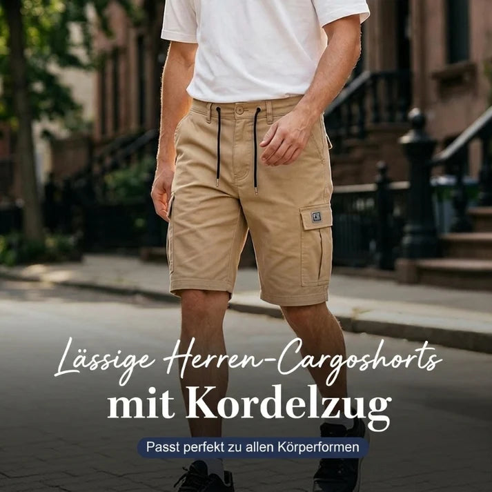 🥳2026 HEISSER VERKAUF🩳60% RABATT! Leichte Cargoshorts – Atmungsaktives Material, knielang. Sichere Taschen für Handy und Schlüssel. Bequem den ganzen Tag. ✅☀️