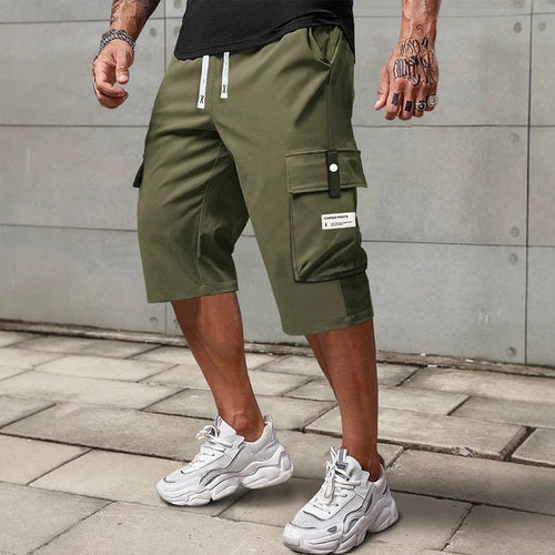 🔈🔈2026 NEUHEITEN – 60 % RABATT🔥👖Lässige Capri-Cargohose mit Kordelzug für Herren