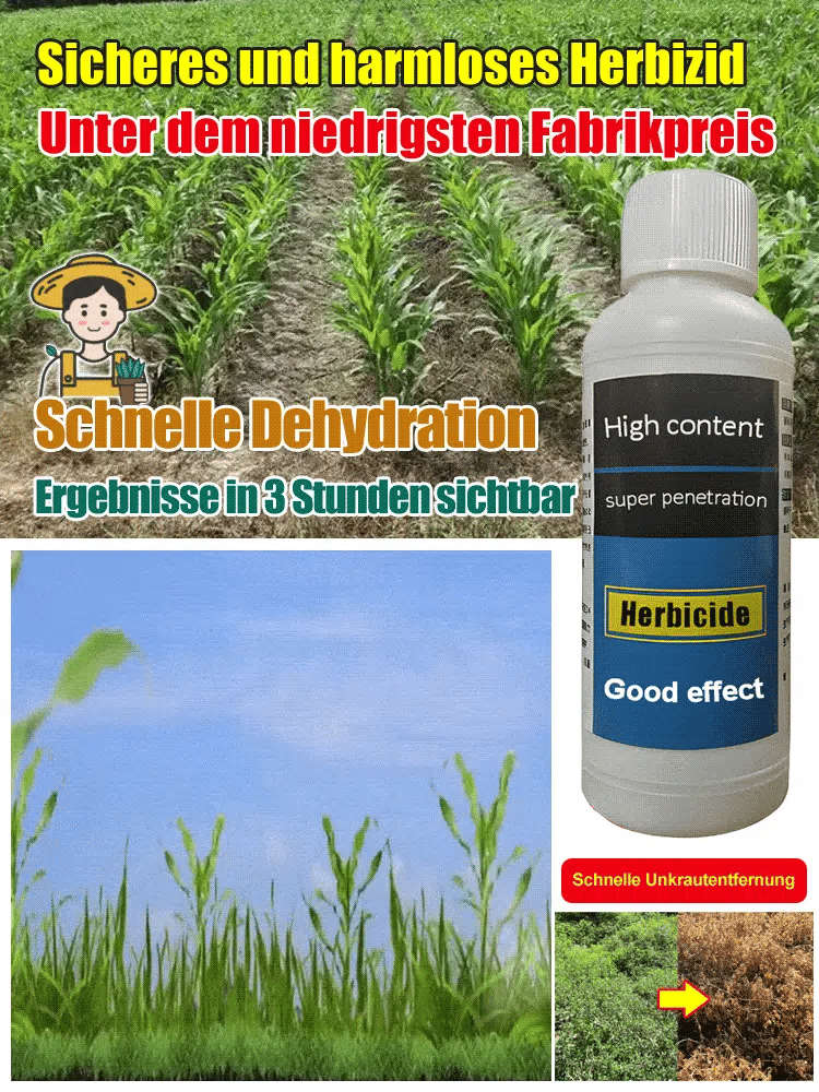 【100 Prozent Glyphosatfre】Hohenheim Forschungs-Bio-Unkrautvernichter✨Ein Jahr Schutz vor Unkraut✨
