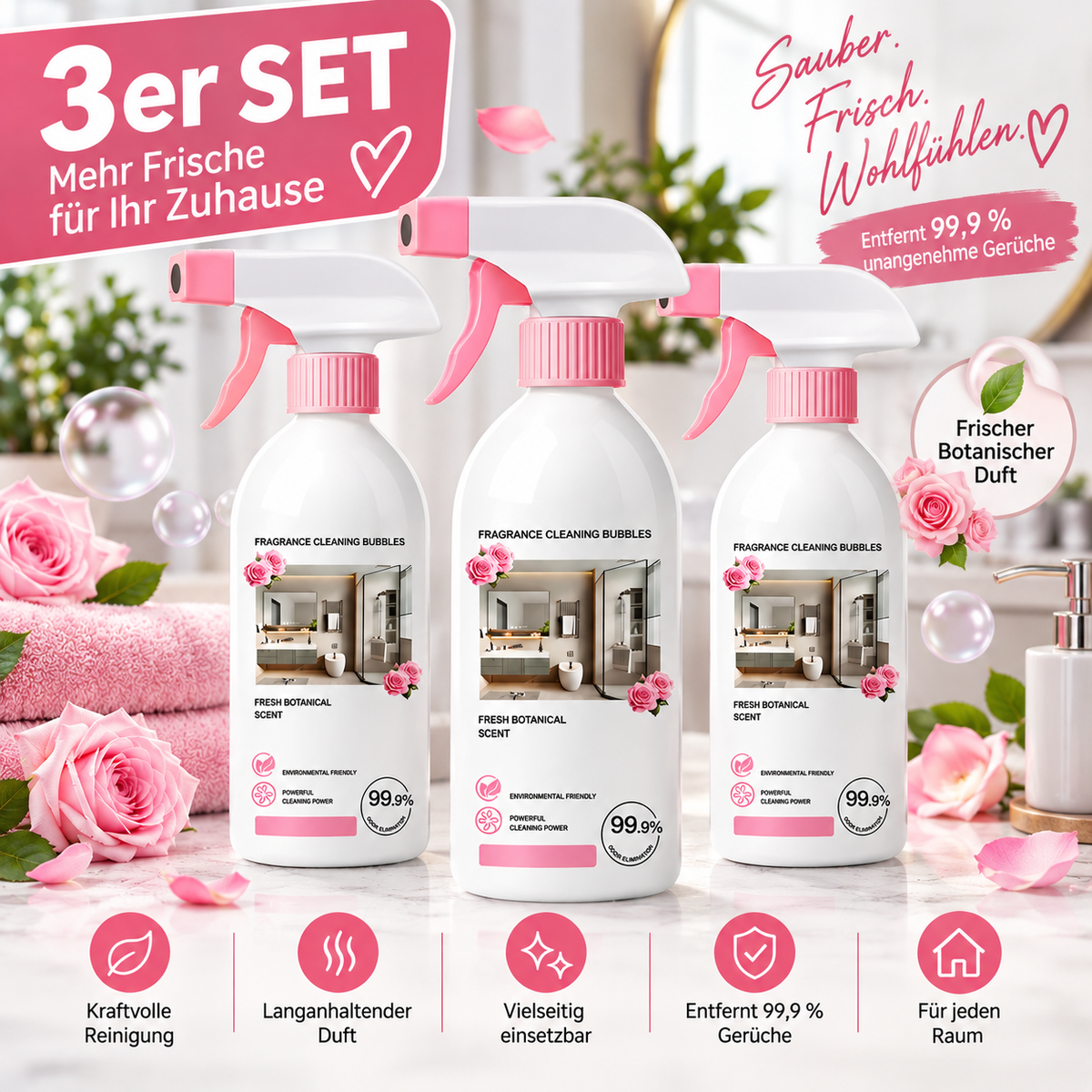Mehrzweck-Badezimmerreiniger-Spray🌸