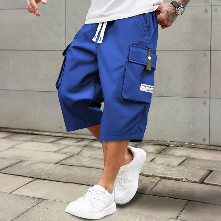 🔈🔈2026 NEUHEITEN – 60 % RABATT🔥👖Lässige Capri-Cargohose mit Kordelzug für Herren