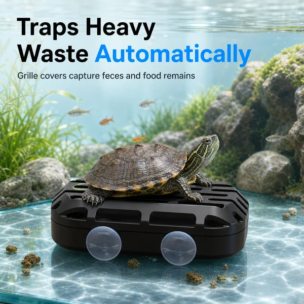 🐢Kotauffangbehälter für Schildkröten und Aquarienreiniger
