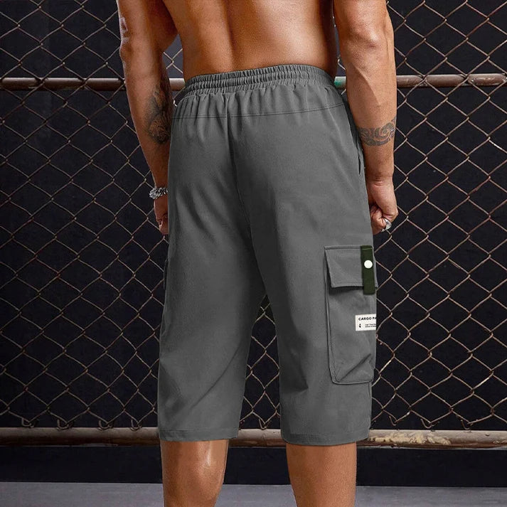 🔈🔈2026 NEUHEITEN – 60 % RABATT🔥👖Lässige Capri-Cargohose mit Kordelzug für Herren