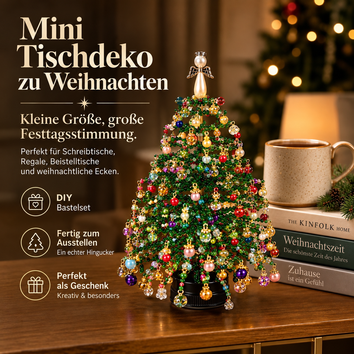 🎄⭐DIY Perlen-Weihnachtsbaum-Ornament-Bastelset🎄