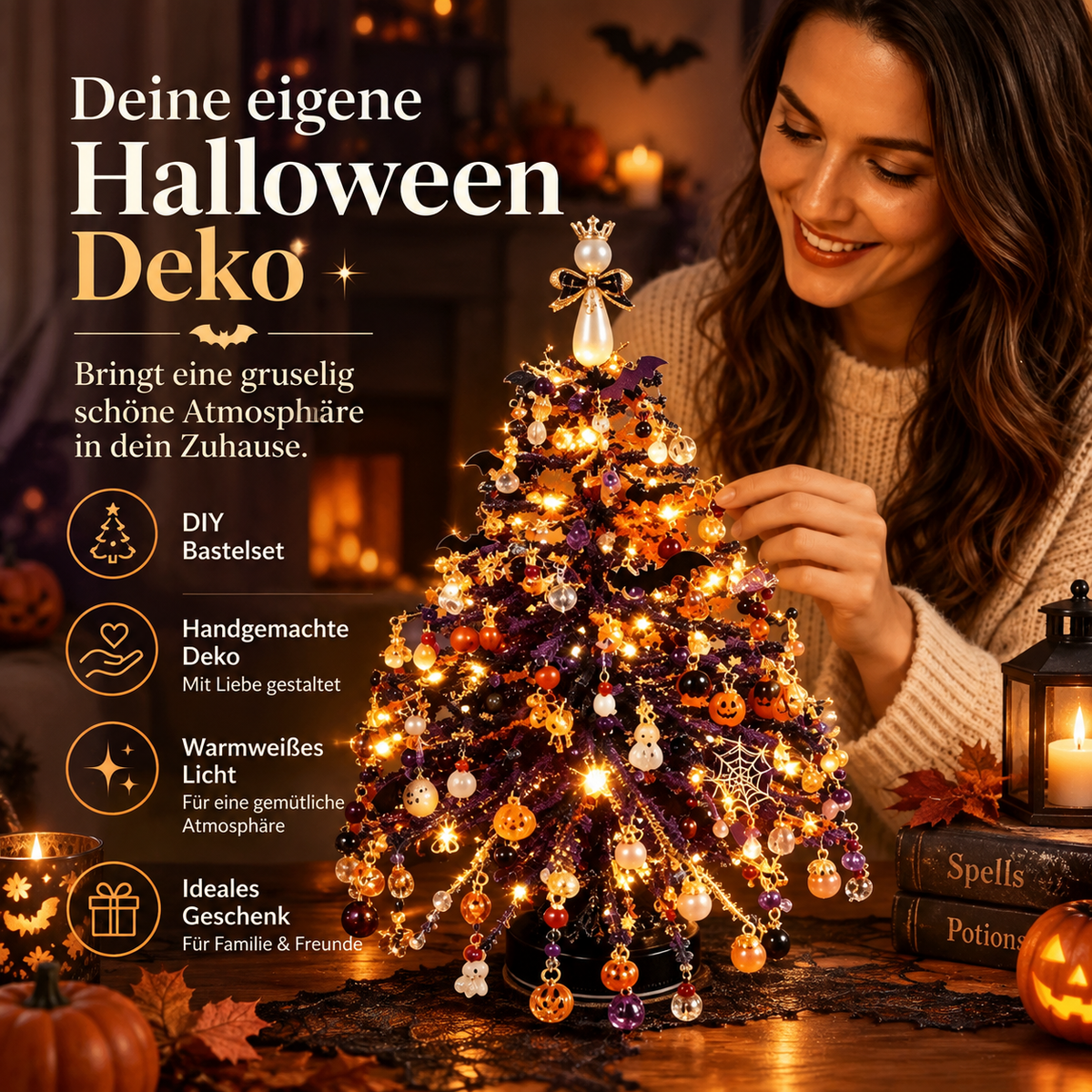 🎄⭐DIY Perlen-Weihnachtsbaum-Ornament-Bastelset🎄