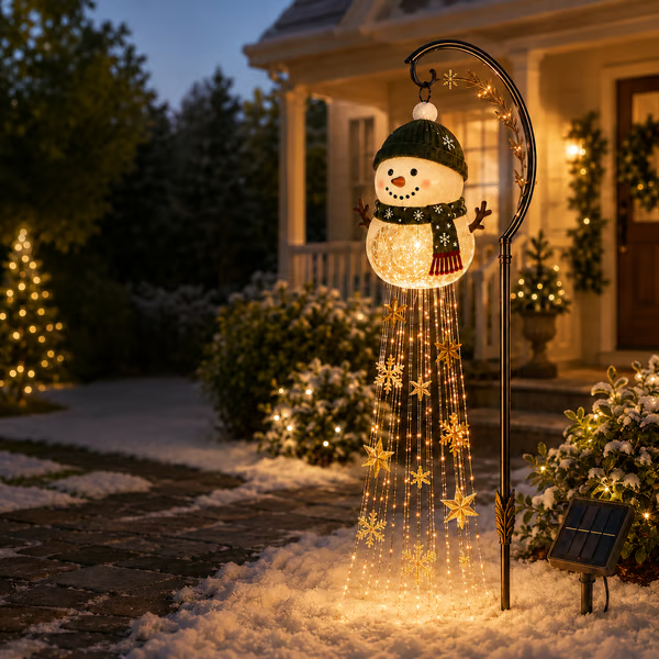 🎄50 % Rabatt🎄 Snowman Magic Fountain™ – LED-Gartenleuchte❄️