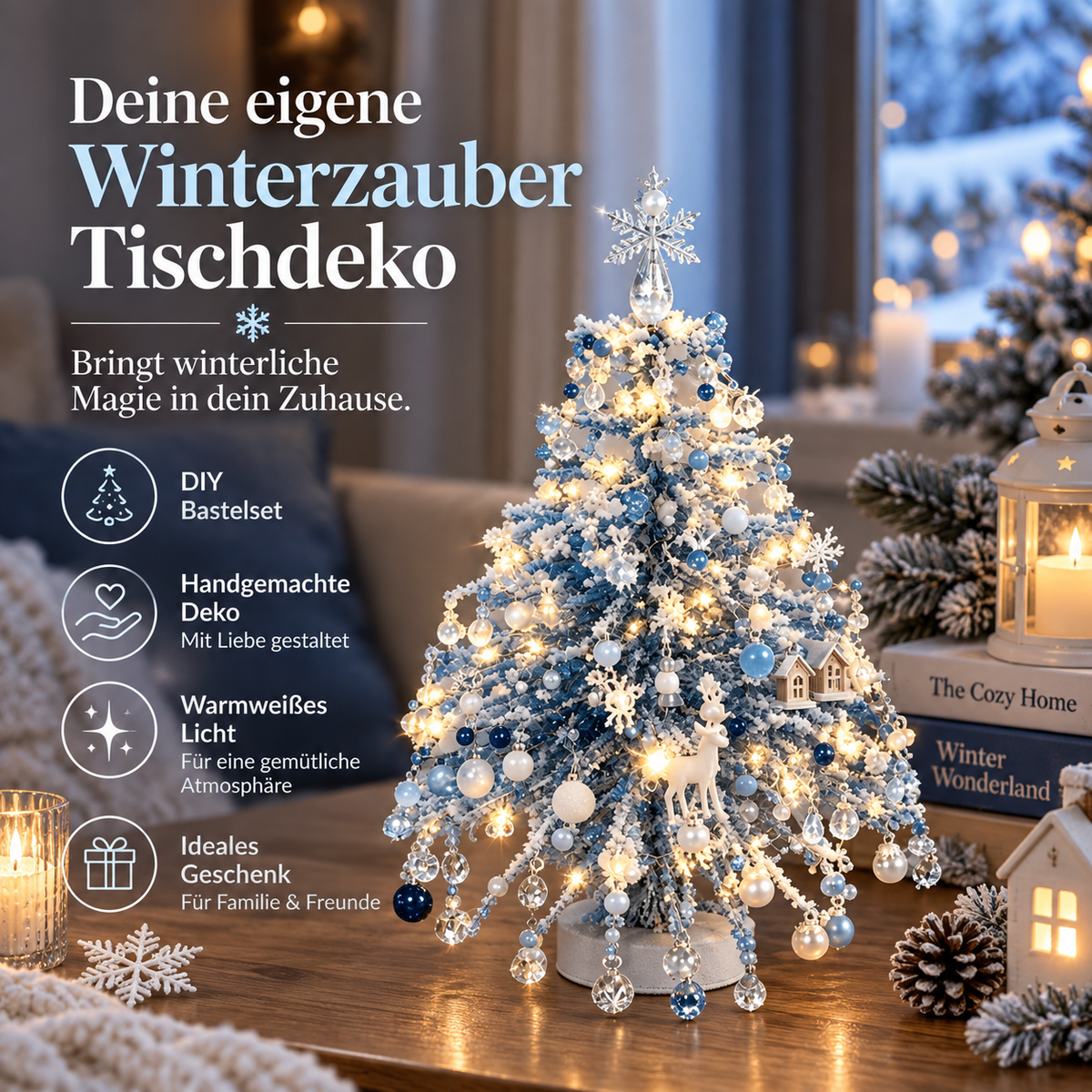 🎄⭐DIY Perlen-Weihnachtsbaum-Ornament-Bastelset🎄