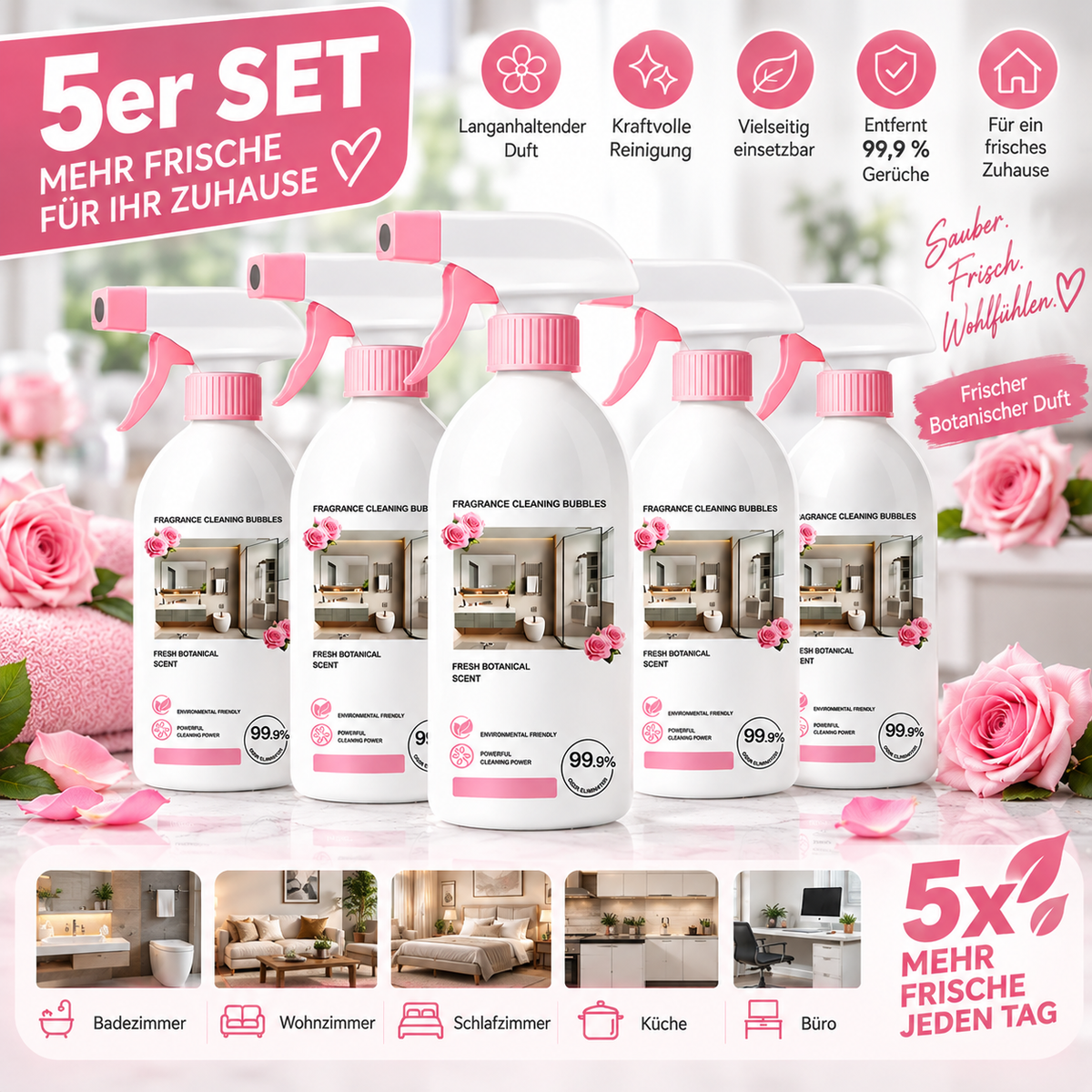 Mehrzweck-Badezimmerreiniger-Spray🌸