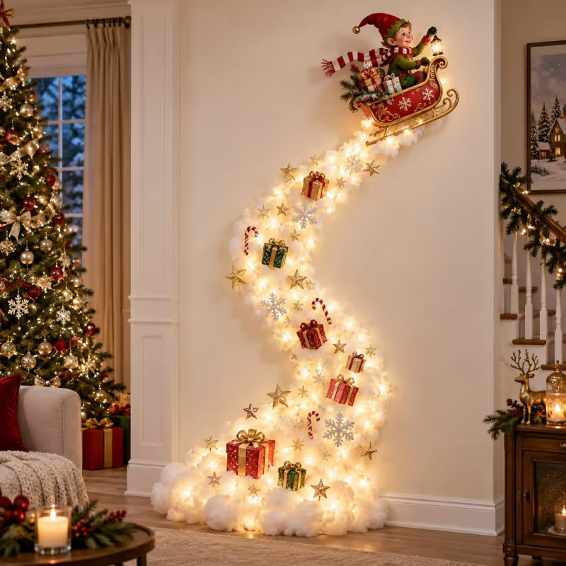 ✨Wandleuchte „Christmas Magic Trail“ – Ein bisschen Weihnachtszauber direkt an Ihrer Wand✨