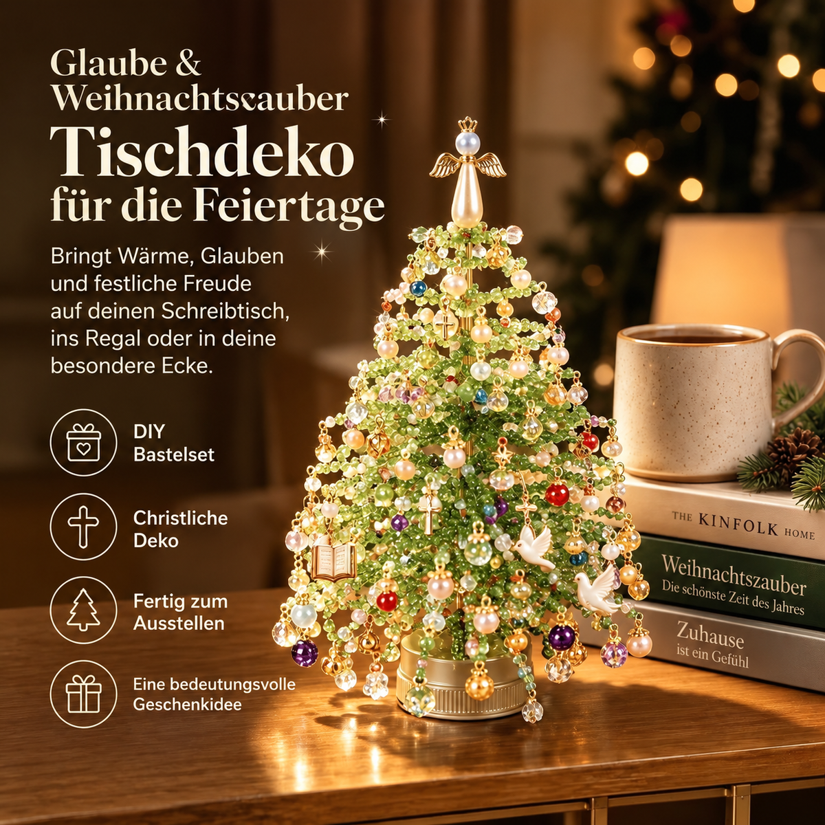 🎄⭐DIY Perlen-Weihnachtsbaum-Ornament-Bastelset🎄